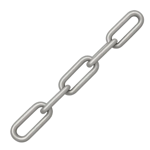 Цепь длиннозвенная DIN 763 14 мм оцинкованная