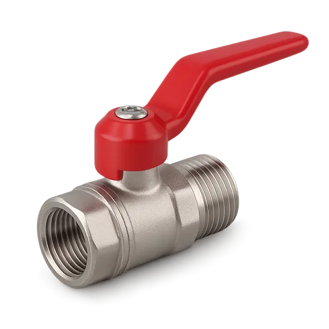 Кран шаровой латунный никелированный Ду 20 Ру 40 ВН/НР