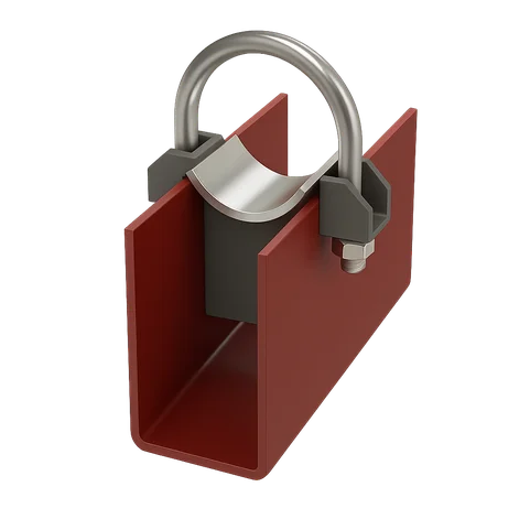 Опора стальная подвижная ОПБ2-48 Ду 40